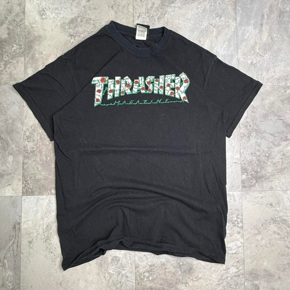 Y2K thrasher skate T shirt